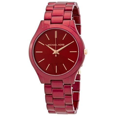 michael kors watch men red|mk3895.